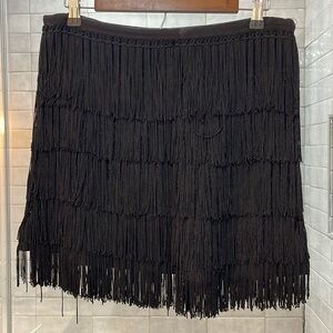 Scotch & Soda fringe mini skirt